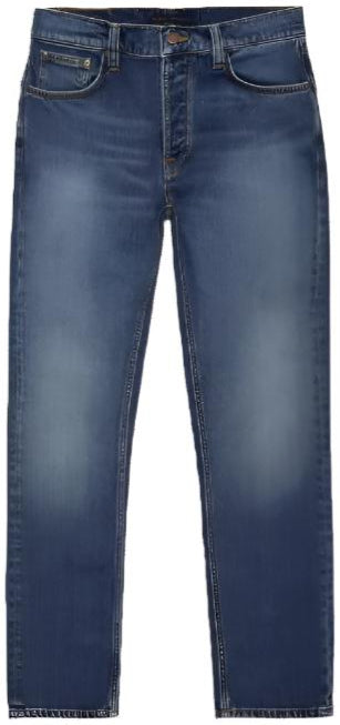 ID25059-Nudie Solid Ollie Wild Blue Jean