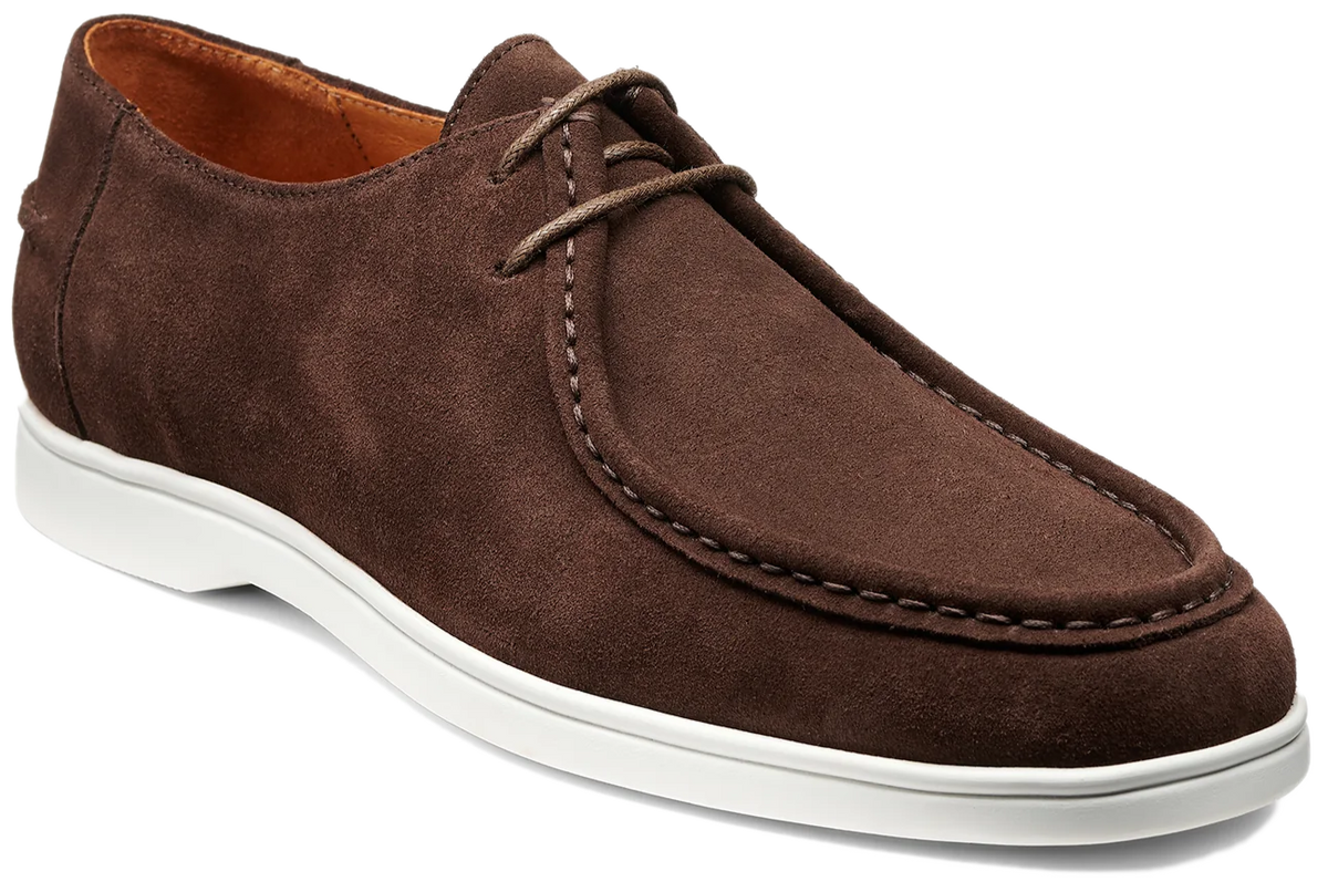ID25385-Barker Dark Brown Suede Shoe