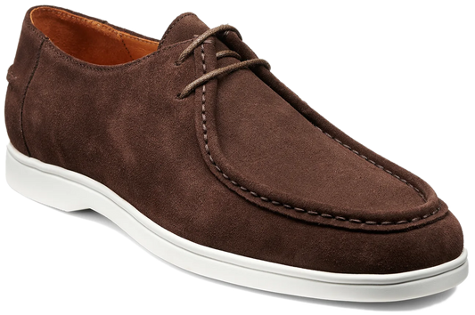 ID25385-Barker Dark Brown Suede Shoe
