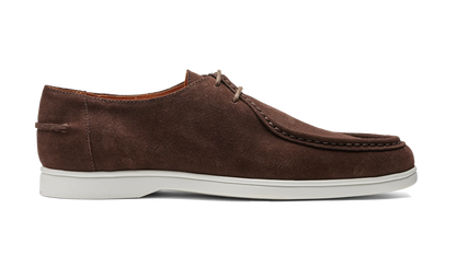 ID25385-Barker Dark Brown Suede Shoe