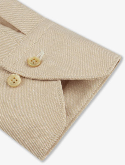 ID24335-Stenstroms Beige Military Pocket Shirt
