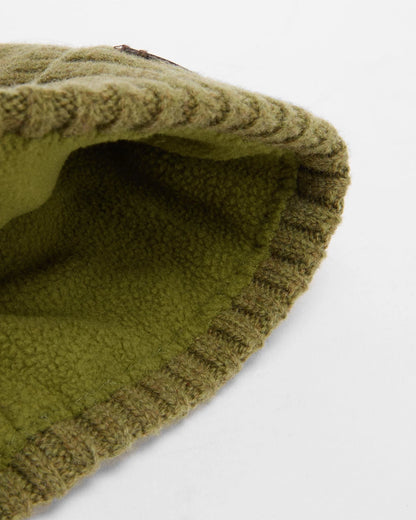 ID25698-Barbour Green Carlton Beanie