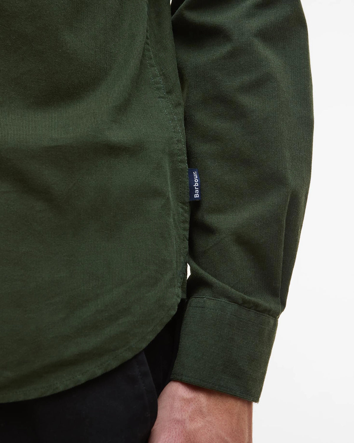 Barbour Green Runnymede Cord Shirt