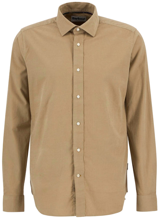 Barbour Runnymede Stone Cord Shirt