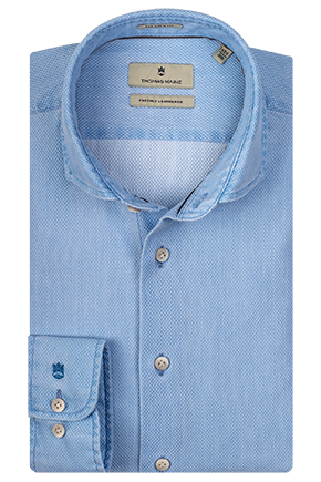 ID10231-Thomas Maine  Sky Washed Waffle Shirt