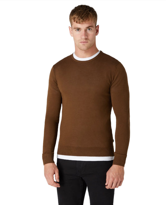 ID40020-Remus Brown Crew Neck