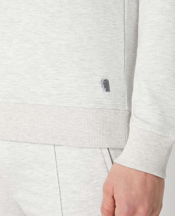 ID50133-Remus  Grey Zip Sweatshirt