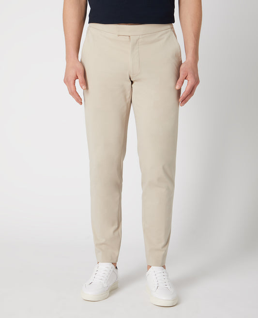 ID70267-Remus Stone Cotton Stretch Trouser