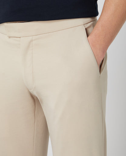 ID70267-Remus Stone Cotton Stretch Trouser