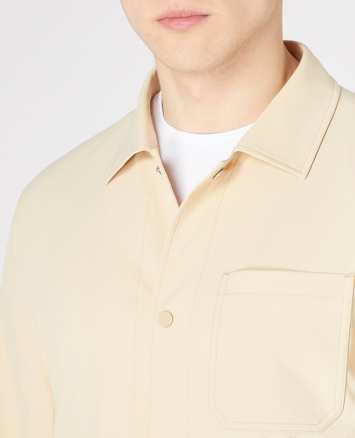 ID70263-Remus Beige Cole Overshirt