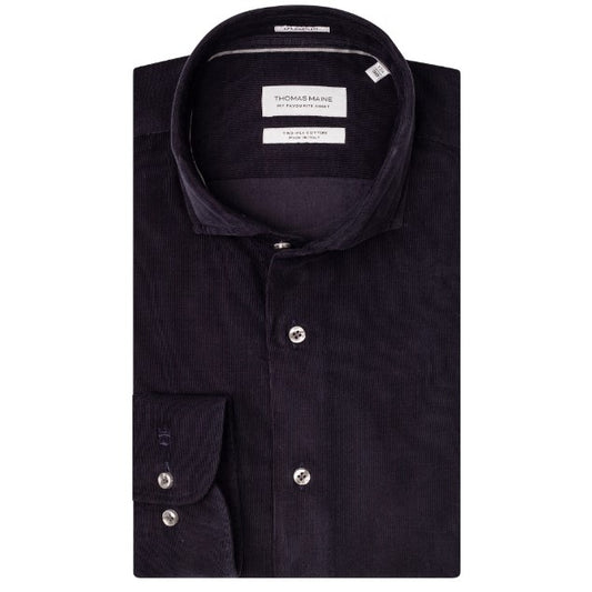 ID8257-Thomas Maine Navy Cord Shirt