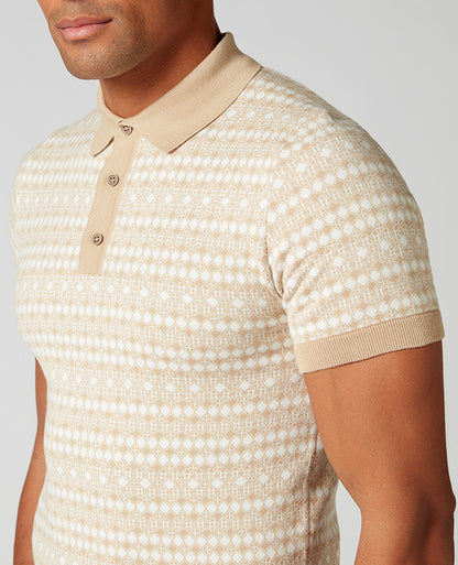 ID10298-Remus Sand Jersey Polo