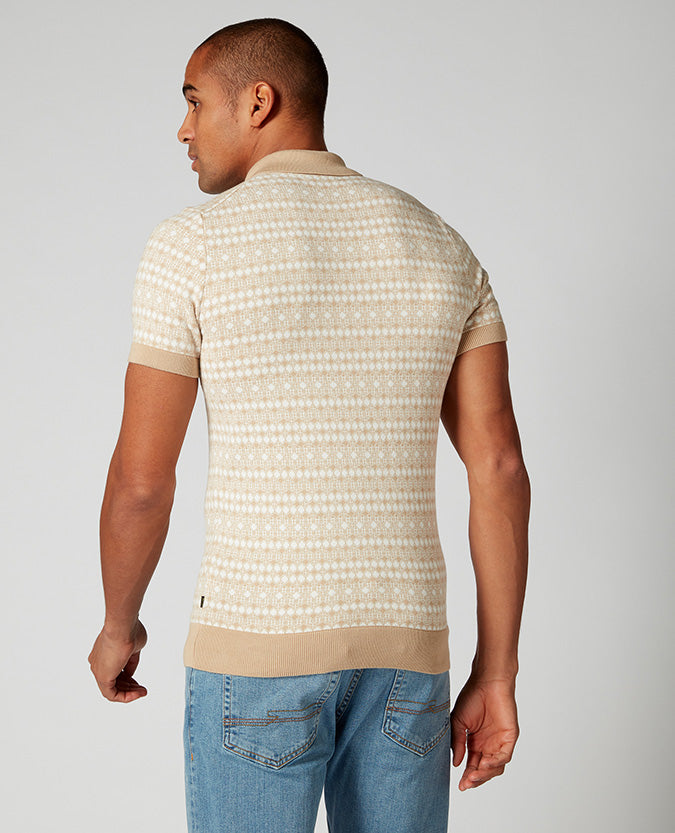 ID10298-Remus Sand Jersey Polo
