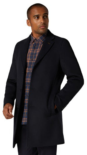 ID20269-Remus Navy Raeburn Coat
