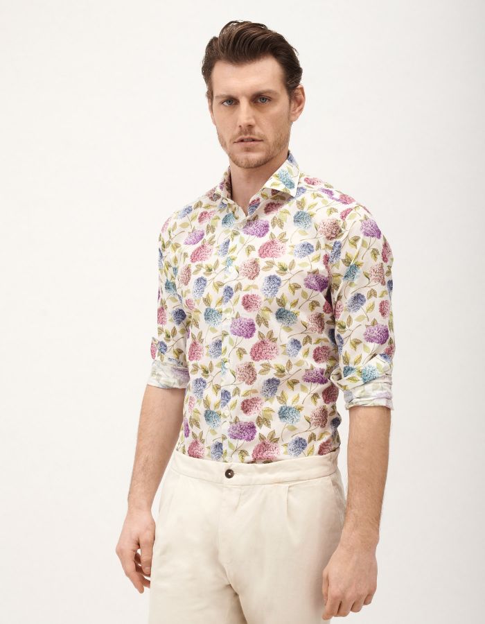 ID30436-Xacus "Liberty" Floral  Shirt