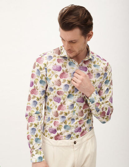 ID30436-Xacus "Liberty" Floral  Shirt