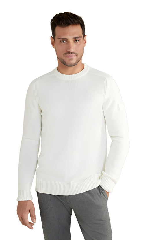 ID40178-Joop Natural Crew Neck