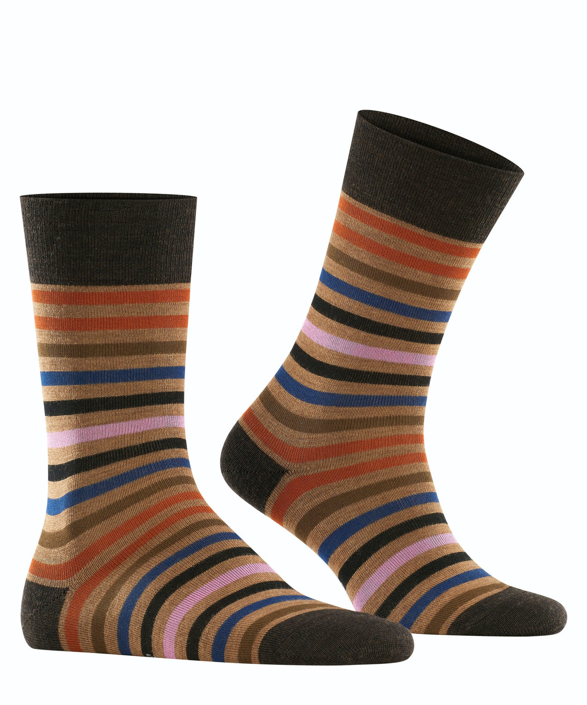 ID40323-Falke Tinted  Brown Stripe