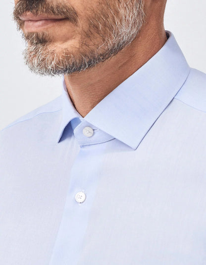 ID50191-Xacus Slim Fit Travel Shirt Blue