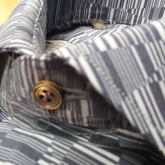 ID3070-Pal Zileri Optical Blue Shirt