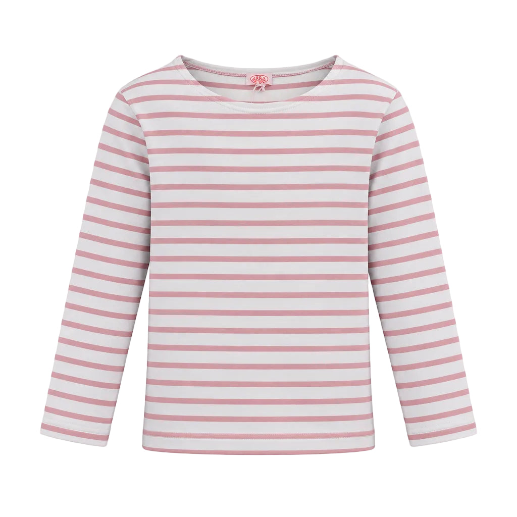 ID5241-Armor Lux Pink Long Sleeve T-Shirt