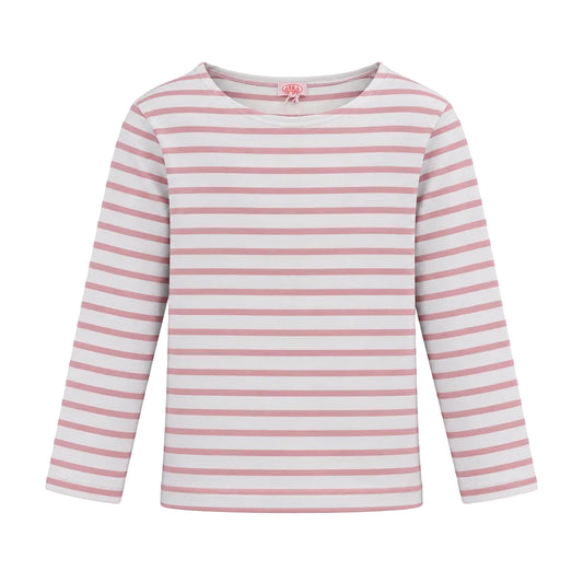 ID5241-Armor Lux Pink Long Sleeve T-Shirt