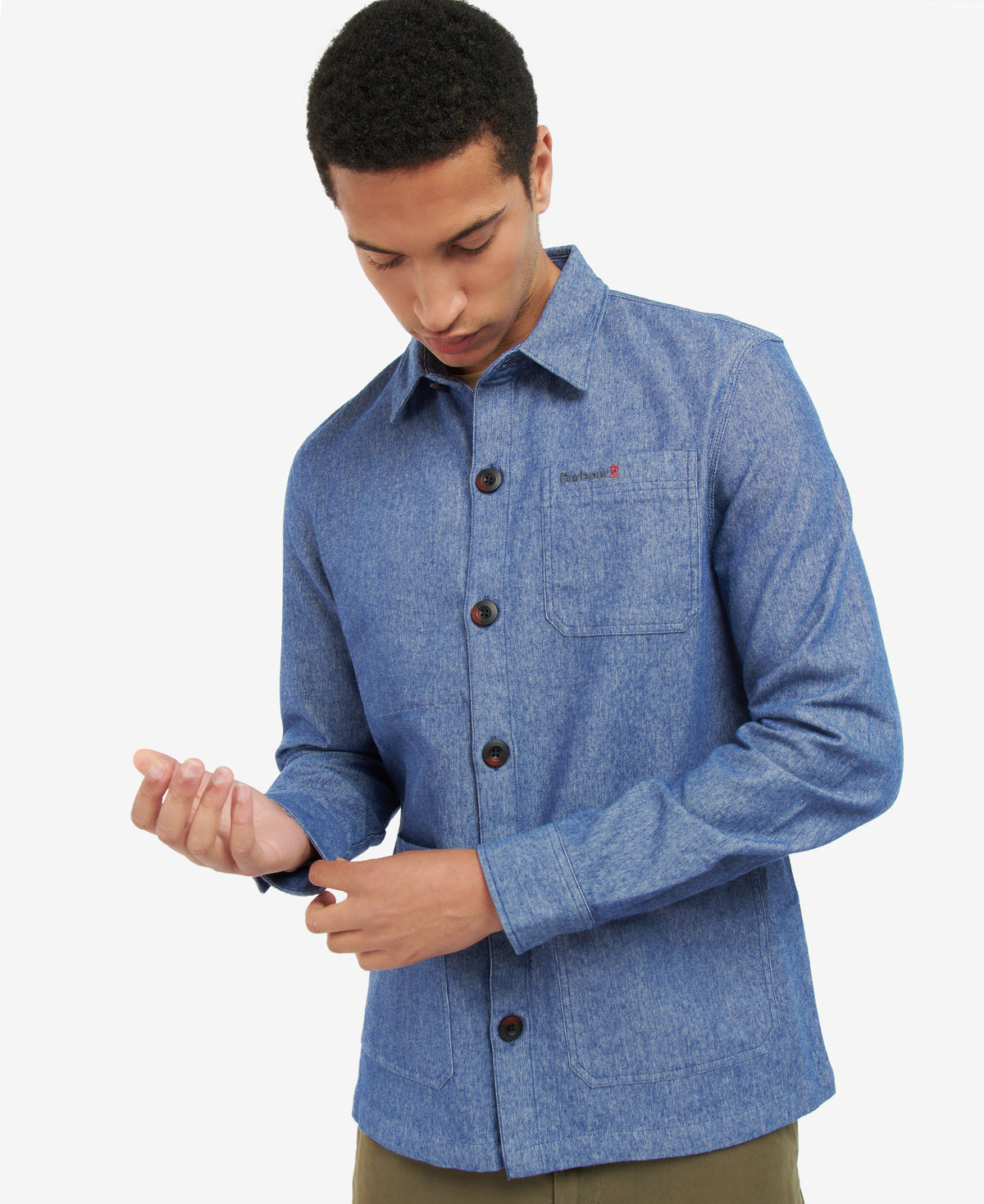 ID70051-Barbour Denim Riva Overshirt