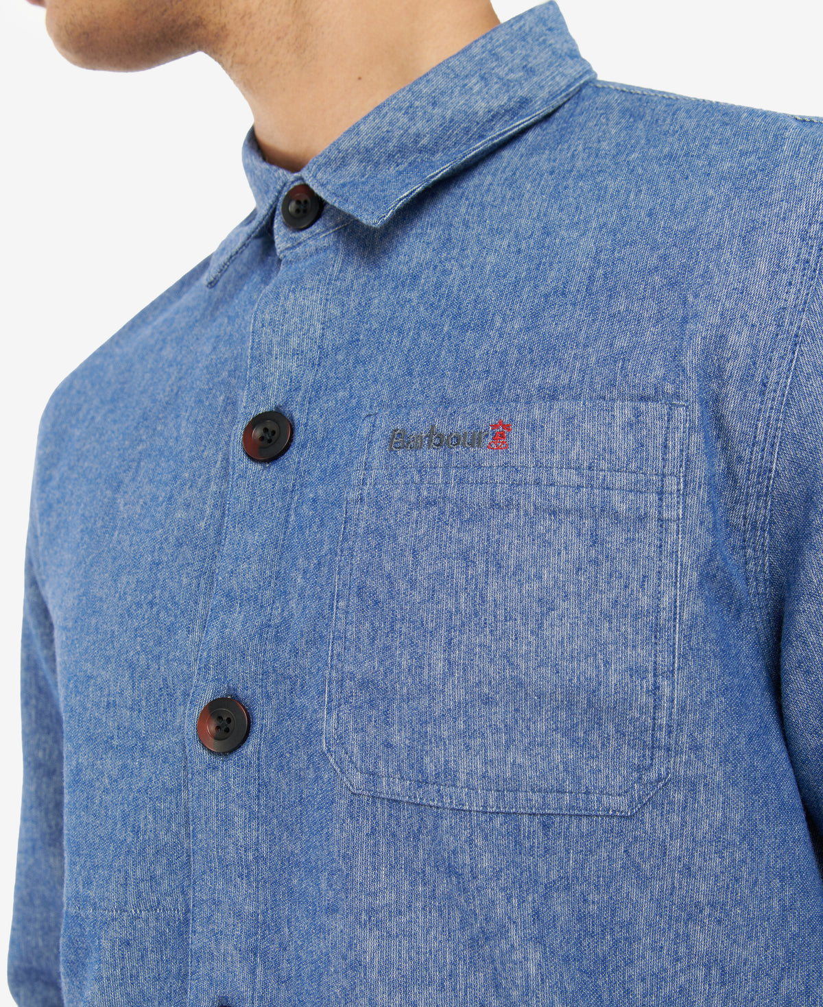 ID70051-Barbour Denim Riva Overshirt