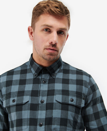 ID60059-Barbour Int Sodium Shirt Dark Slate