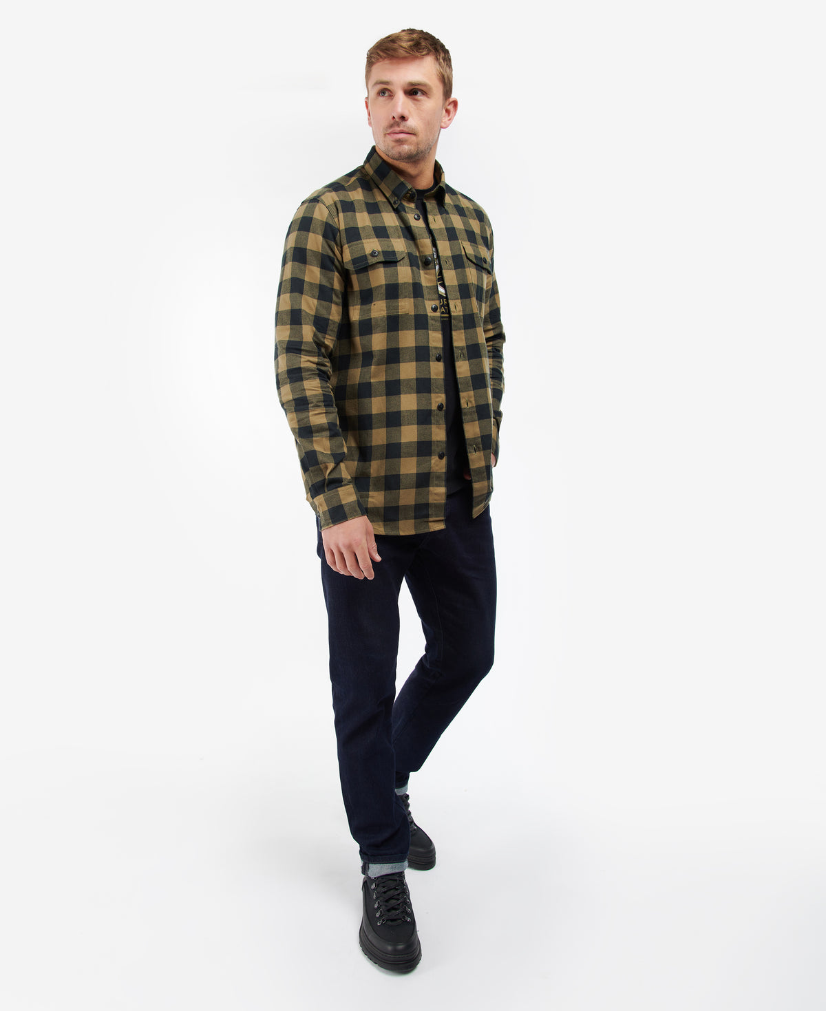 ID60060-Barbour Int Sodium Shirt Beech