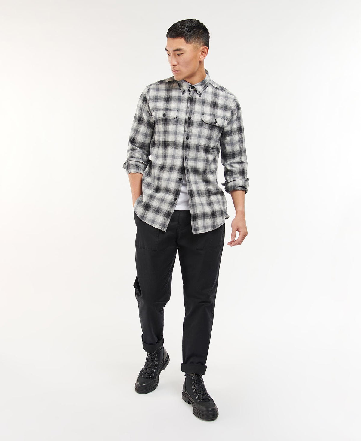 ID60058-Barbour International Hatch Check Shirt