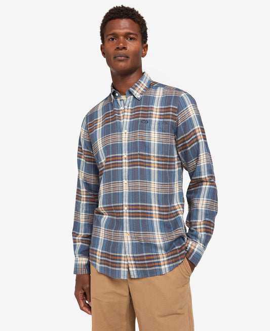 ID70058-Barbour Blue Shirt