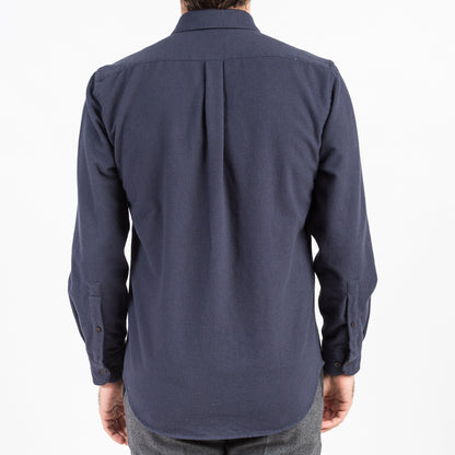 ID4410-Portuguese Flannel Campo Navy Shirt