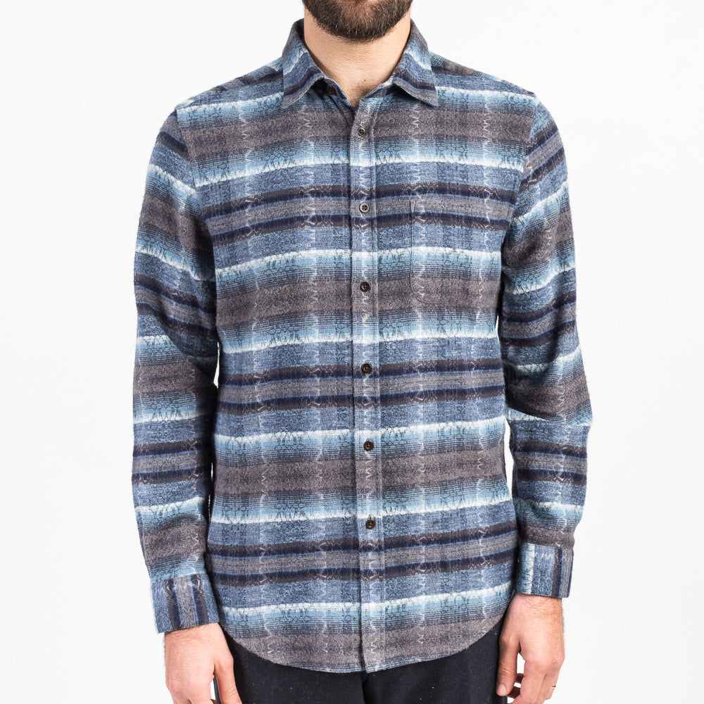 ID4413-Portuguese Flannel Iberia Blue Shirt
