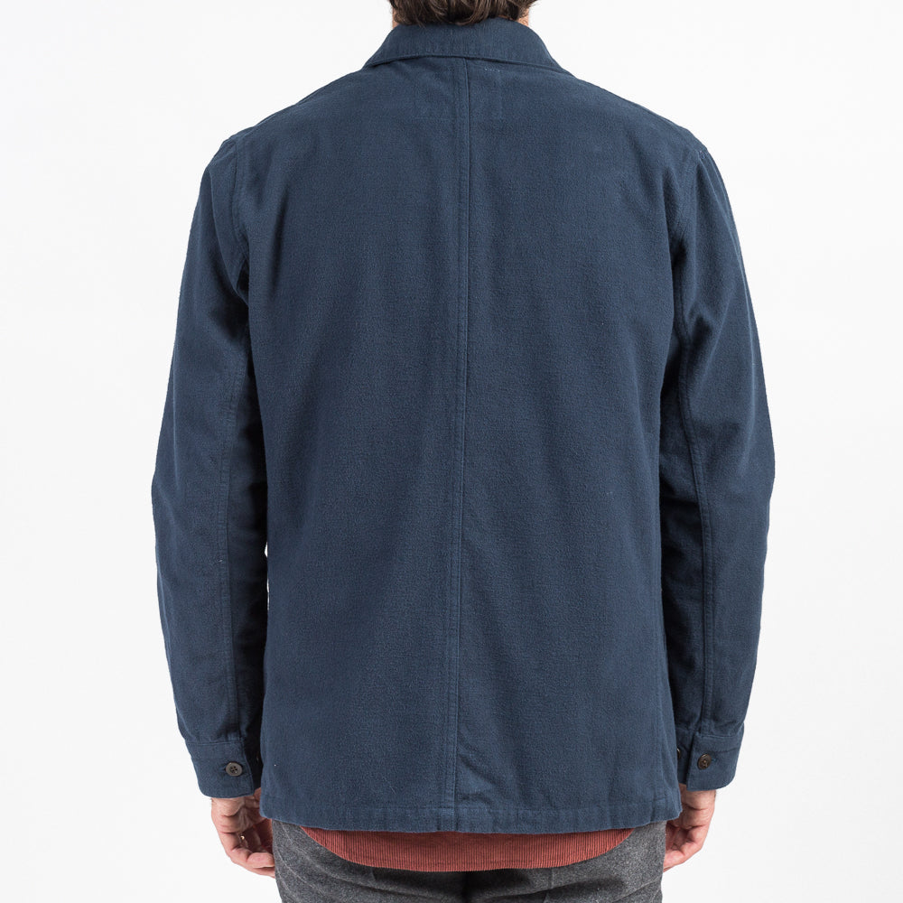 ID4416-Portuguese Flannel  Green Pinheiro Overshirt