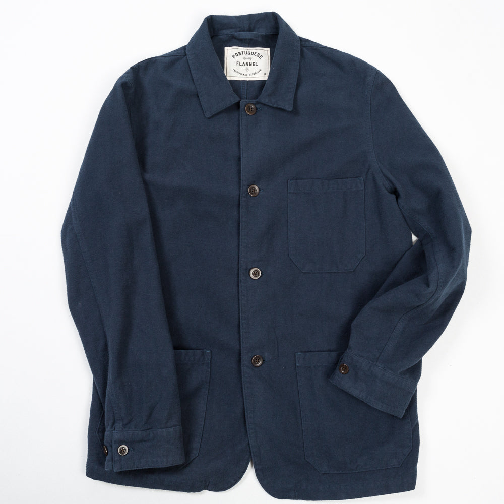 ID4416-Portuguese Flannel  Green Pinheiro Overshirt