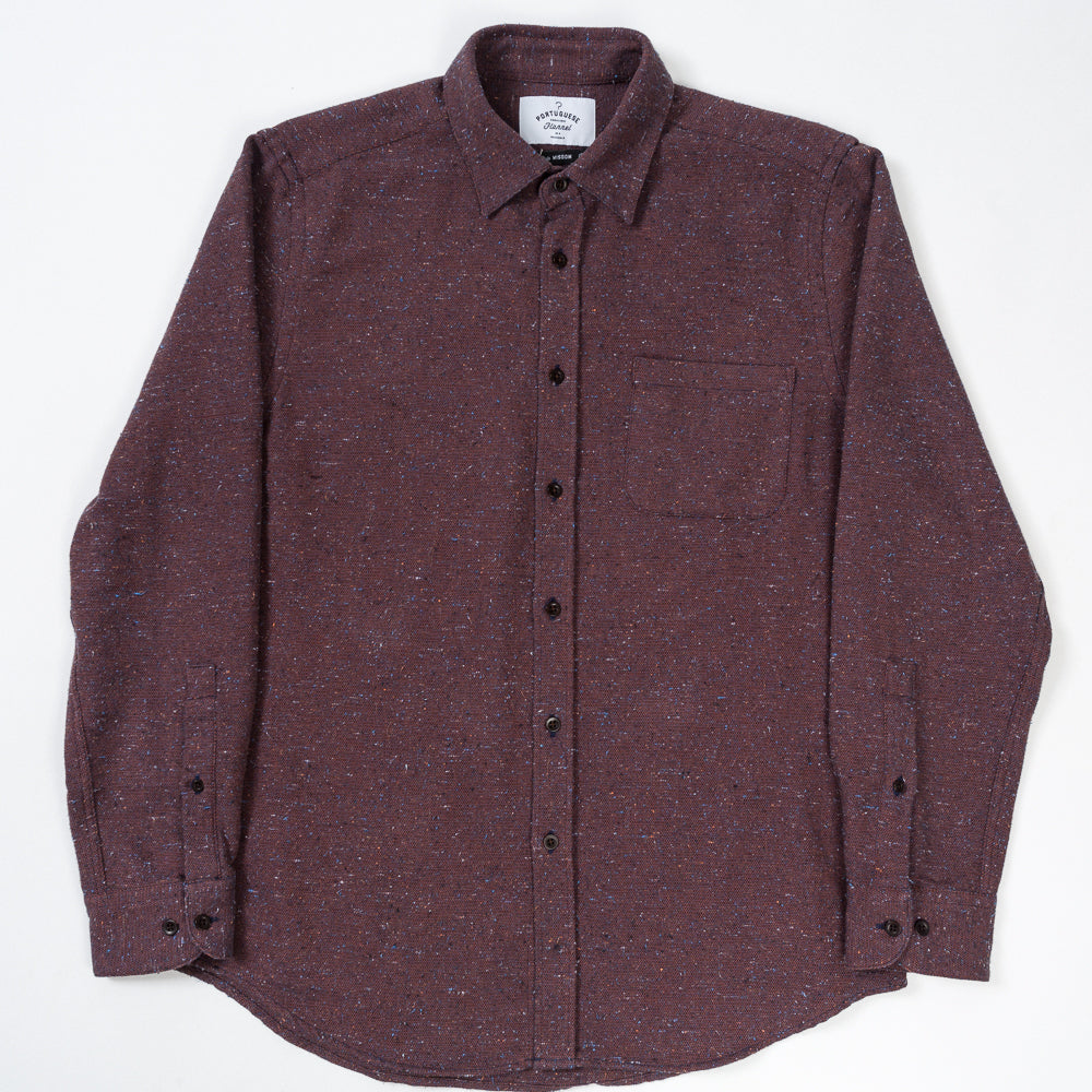 ID4420-Portuguese Flannel Teca Brick Shirt