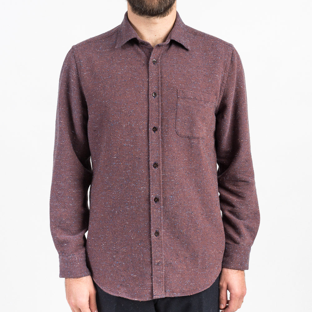 ID4420-Portuguese Flannel Teca Brick Shirt