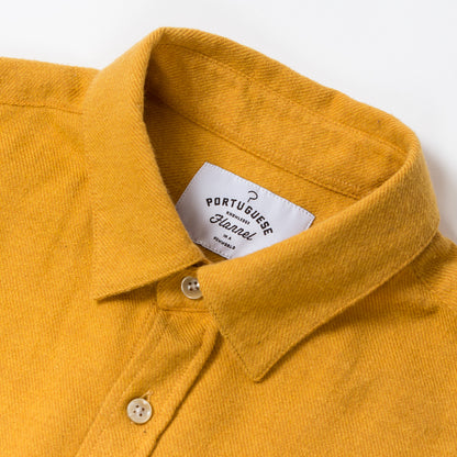 ID4419-Portuguese Flannel Tecam Mustard Shirt