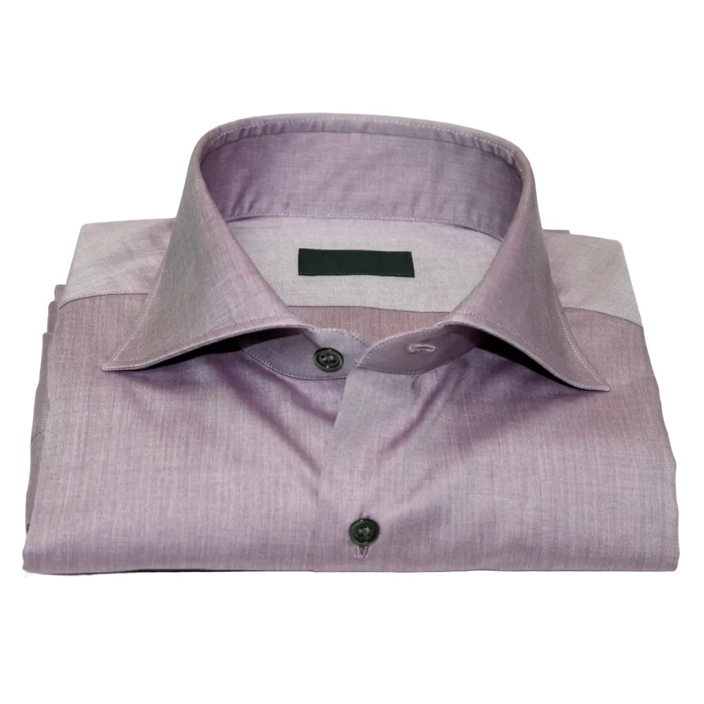 ID1449-Pal Zileri Bordeaux Plain Shirt