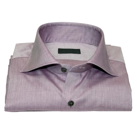 ID1449-Pal Zileri Bordeaux Plain Shirt