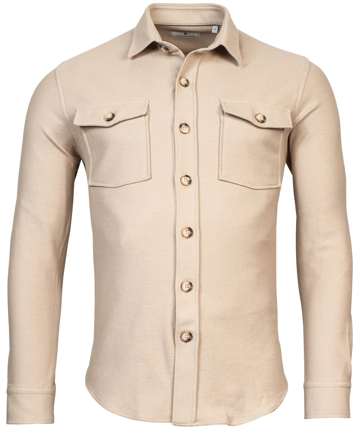 ID70289-Thomas Maine Sand Two Pocket Overshirt