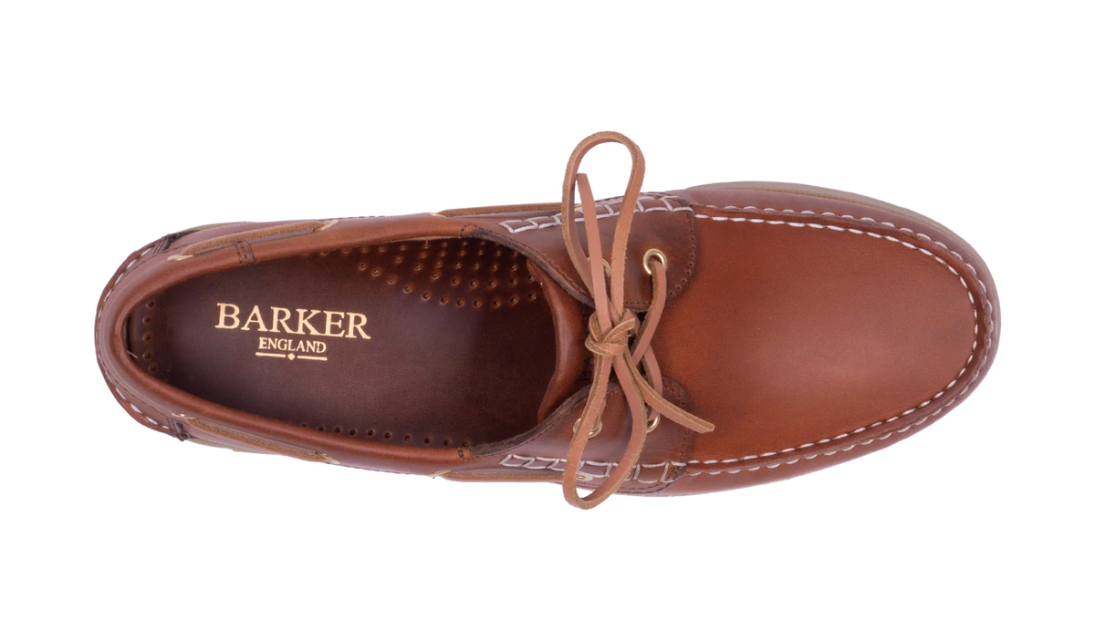 ID70472 Barker Tan Wallis Boat Shoe