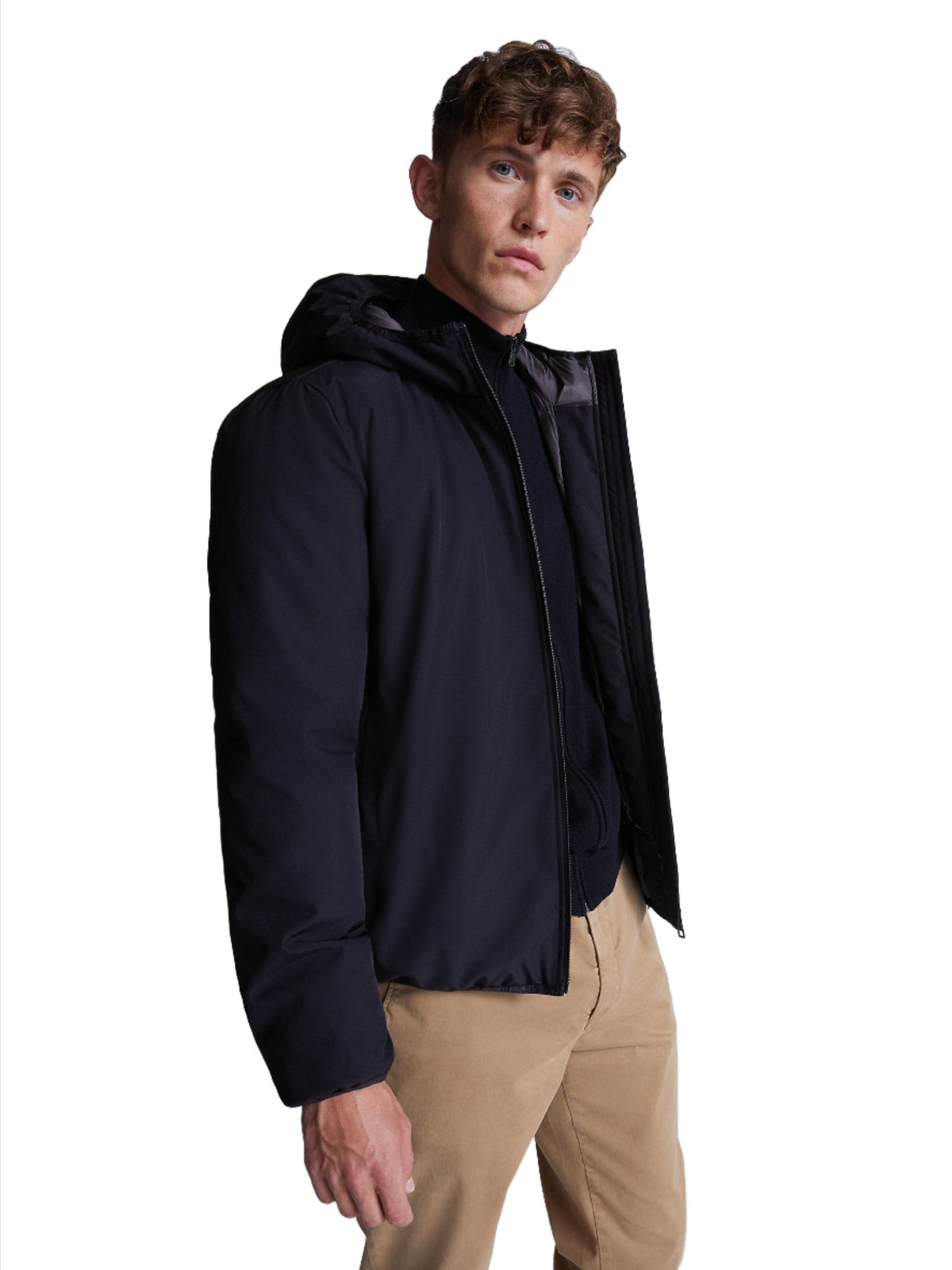 ID40158-North Sails Black Hobart Jacket