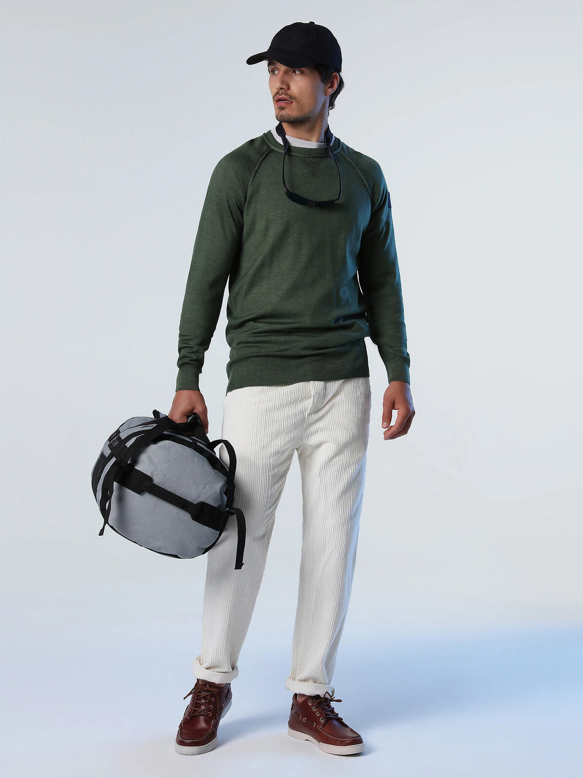 ID60223-North Sails Crewneck Bronze Green