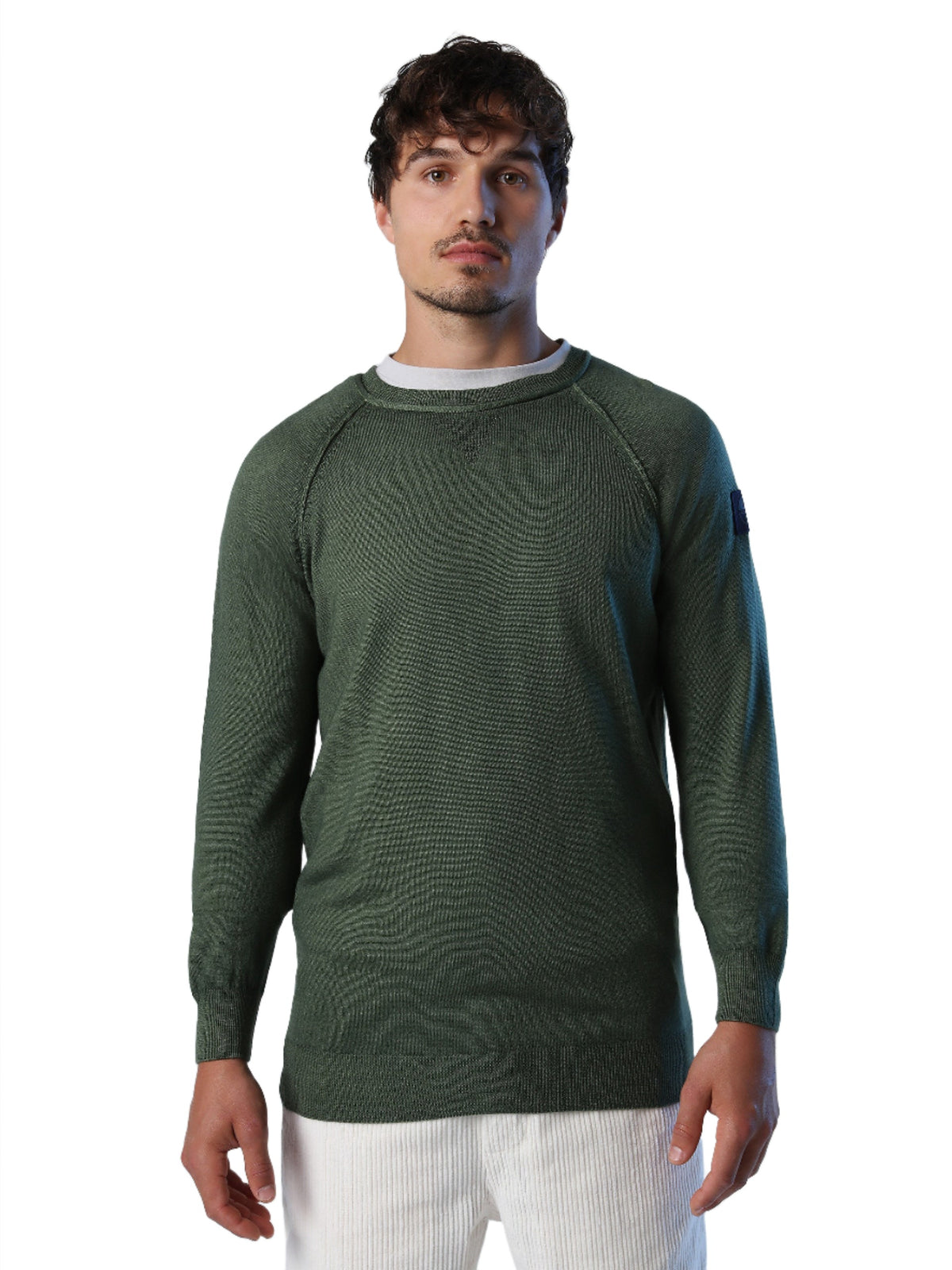 ID60223-North Sails Crewneck Bronze Green