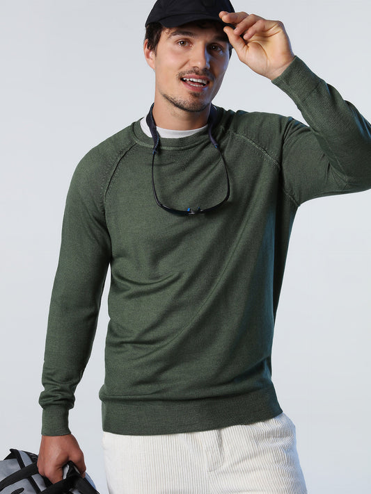 ID60223-North Sails Crewneck Bronze Green