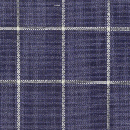 ID7459-LBM-Navy Check Wool Blazer