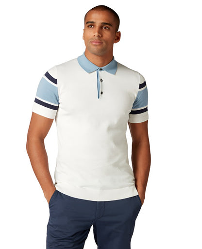 ID10299-Remus Stripe Sleeve Polo T