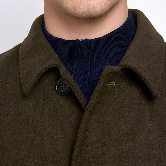 ID6038-Remus Uomo Rowan Khaki Overcoat